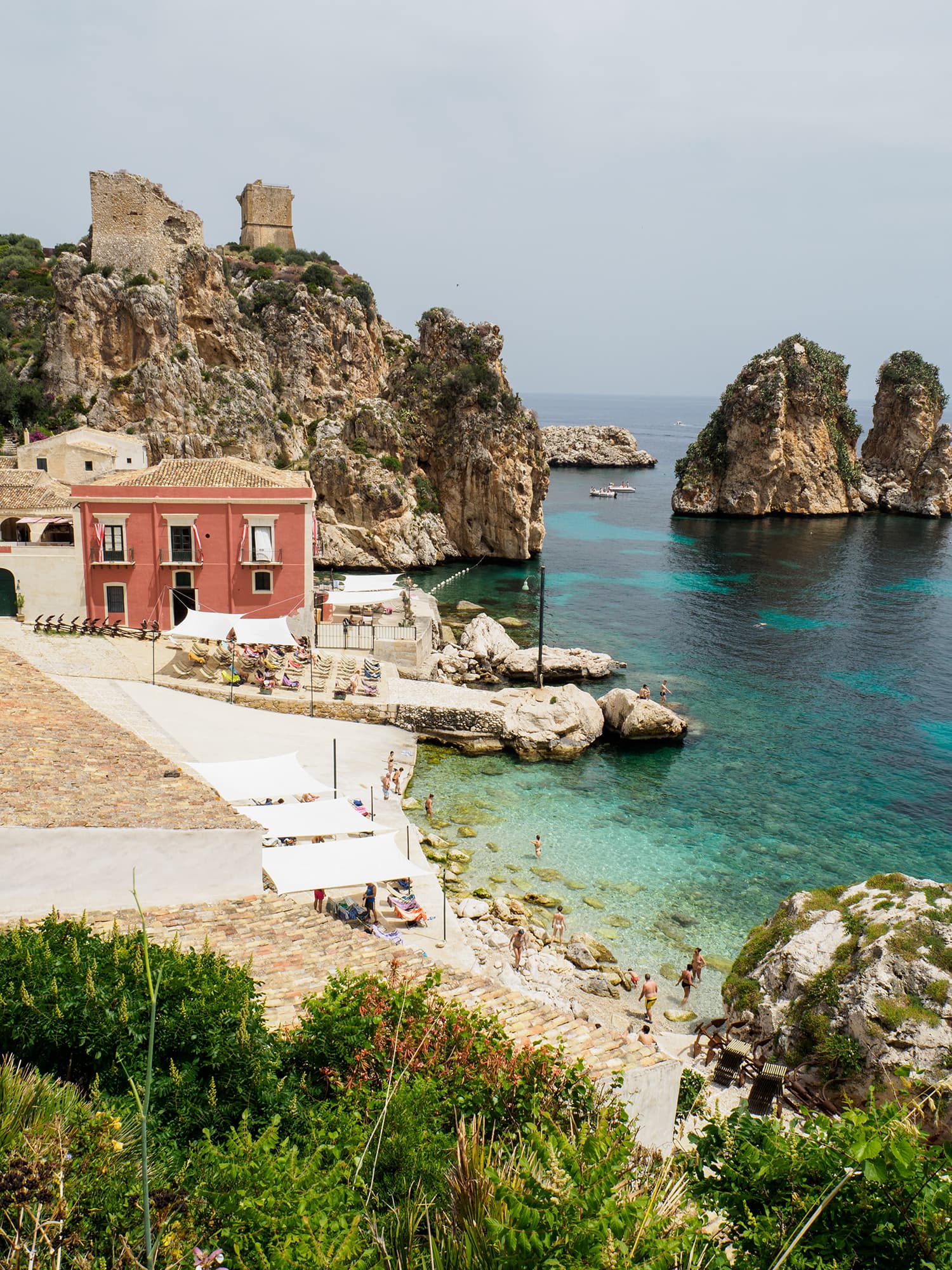 Beach in Sicily, Italy